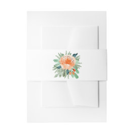 Cintas Para Invitaciones Floral de color de agua