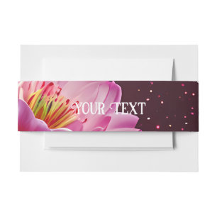 Cintas Para Invitaciones Floral Lotus Boda Suite   Starry Night Romance