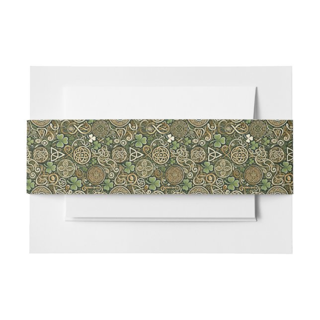 Cintas Para Invitaciones Florecer Celta (Anverso Ejemplo)