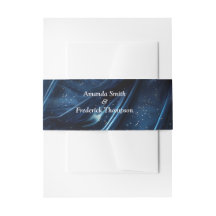 Flores abstractas de blanco y oro en la seda azul