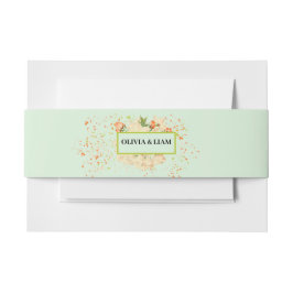 Cintas Para Invitaciones Flores de cerezo rosado, Boda