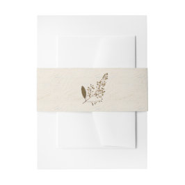 Cintas Para Invitaciones Flores presionadas Programa de Moda de Jardín Shab