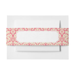 Cintas Para Invitaciones Fondo barroco 2 del damasco del estilo