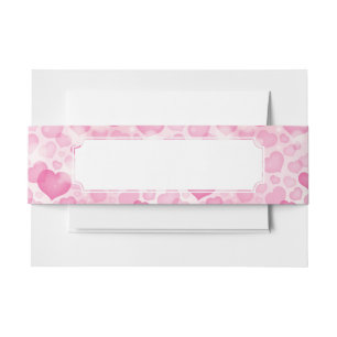 Cintas Para Invitaciones Fondo con los corazones