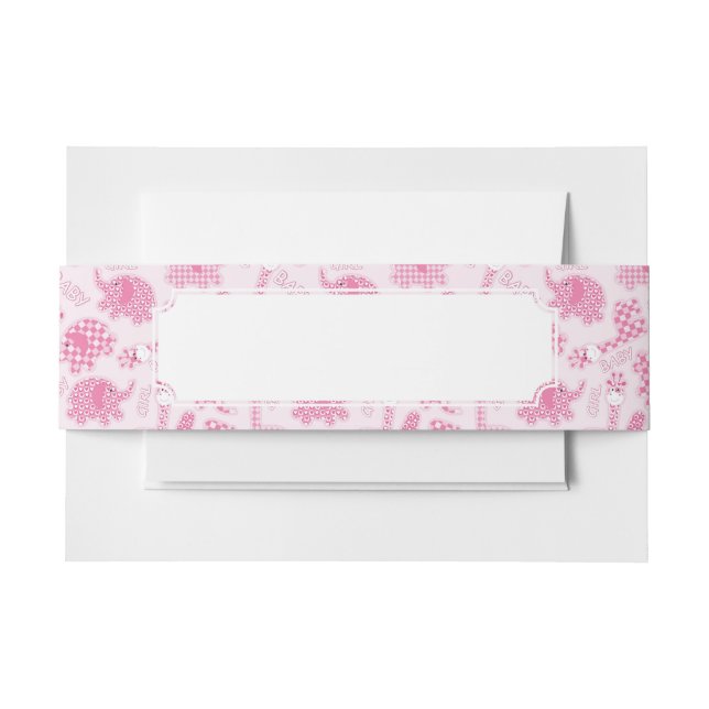 Cintas Para Invitaciones fondo de la niña (Anverso Ejemplo)