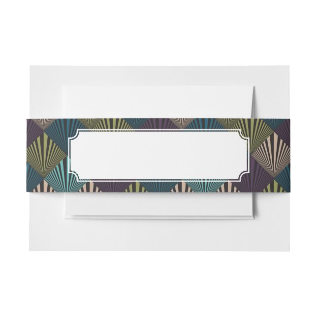 Cintas Para Invitaciones Fondo del arte pop (Anverso Ejemplo)