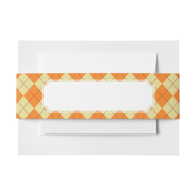 Cintas Para Invitaciones Fondo del suéter (Anverso Ejemplo)