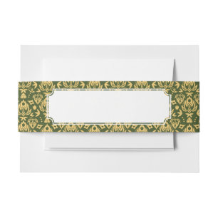 Cintas Para Invitaciones Fondo floral de madera del modelo del damasco