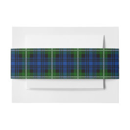 Cintas Para Invitaciones Forbes Scottish Tartan Belly Band