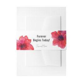 Cintas Para Invitaciones Forever Comienza Hoy Un Boda De Paisajes De Anemon