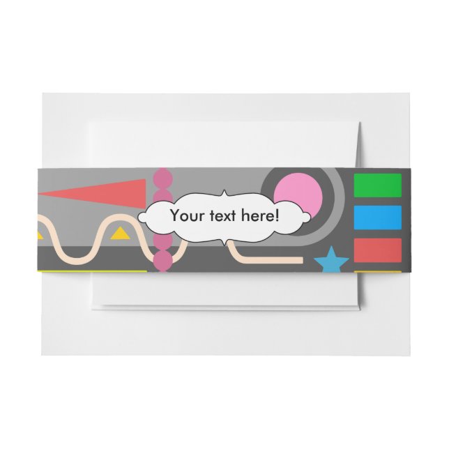 Cintas Para Invitaciones Formas diversas (Anverso Ejemplo)