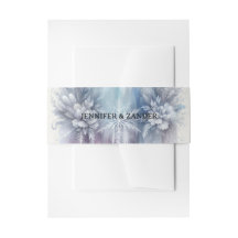 Frosty Elegance Boda Moderno acuarela Icy