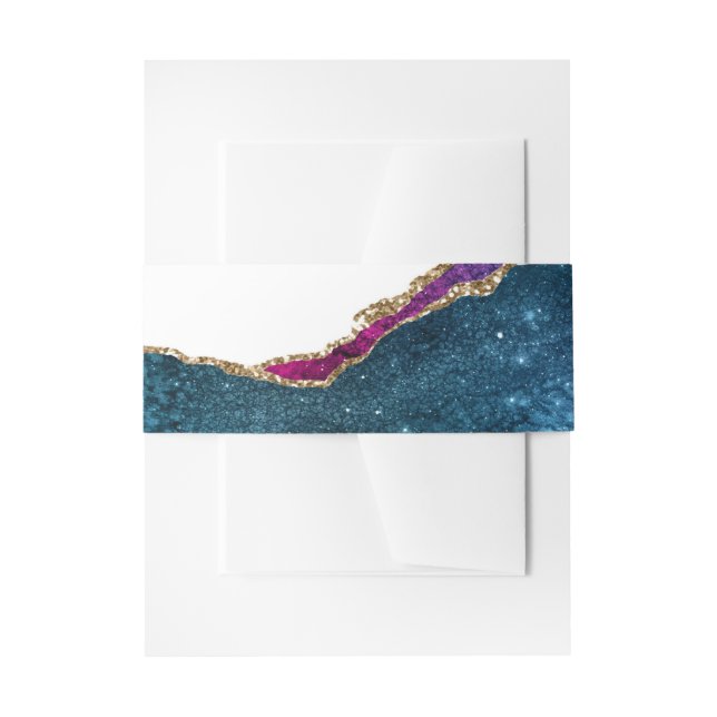 Cintas Para Invitaciones Galaxy Agate Series Design 3  (Anverso Ejemplo)