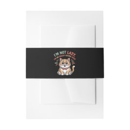 Cintas Para Invitaciones Gato en Modo de Ahorro de Energía