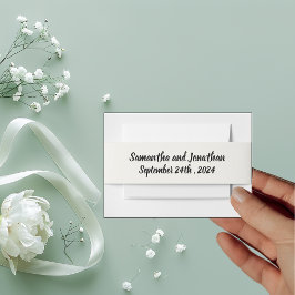 Cintas Para Invitaciones Geométrico moderno con flores pequeñas