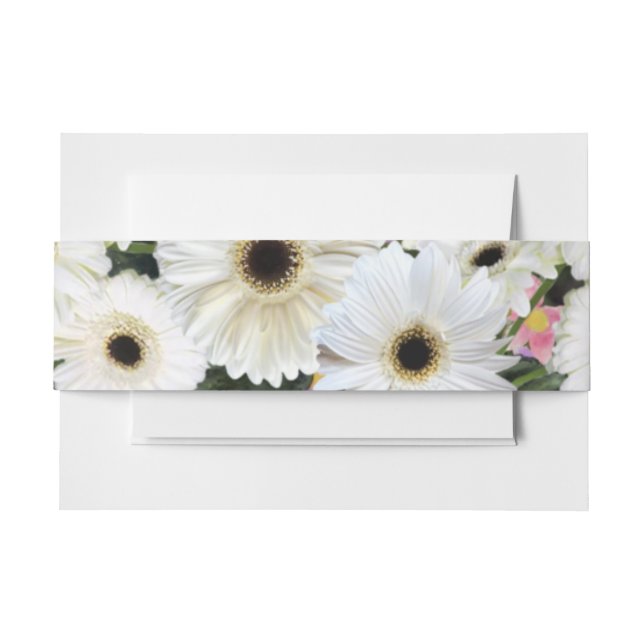 Cintas Para Invitaciones Gerbera Daisies Swag (Anverso Ejemplo)