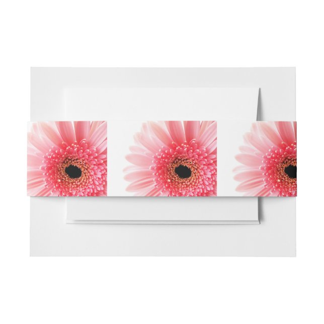 Cintas Para Invitaciones Gerbera Daisy (Anverso Ejemplo)