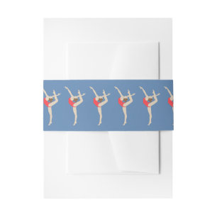 Cintas Para Invitaciones Gimnasta femenina