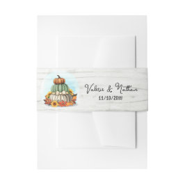 Cintas Para Invitaciones Girasoles Calabaza Rústico País Otoño Boda Granja