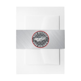 Cintas Para Invitaciones Go-Kart Race Car Carreras Bar Mitzvah