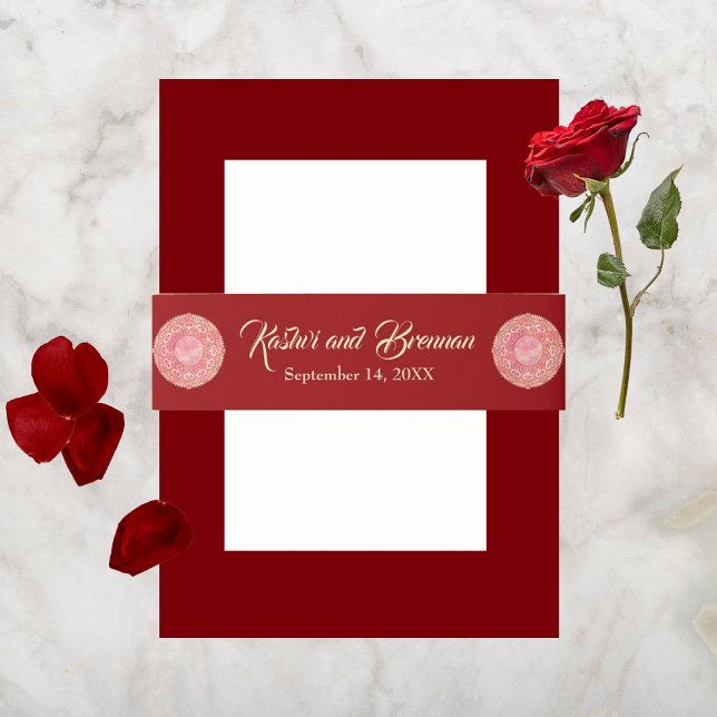 Cintas Para Invitaciones Gorgeous Mehndi (Subido por el creador)