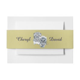 Cintas Para Invitaciones Gótico divertido derrame de azúcar Novia y diseño