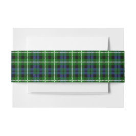 Cintas Para Invitaciones Graham Scottish Tartan Belly Band