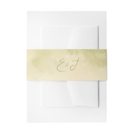 Cintas Para Invitaciones Green Pastel Floral Watercolor Wedding