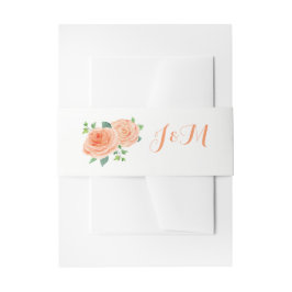 Cintas Para Invitaciones Grupos de Belly de Invitación a Boda de Rosas Peac