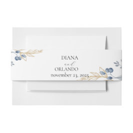 Cintas Para Invitaciones Guión elegante del Boda Boho Wildflower