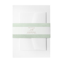 Cintas Para Invitaciones Guión elegante verde claro