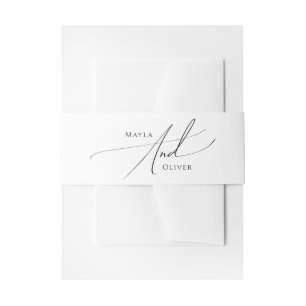 Cintas Para Invitaciones Guión Minimalista caprichoso