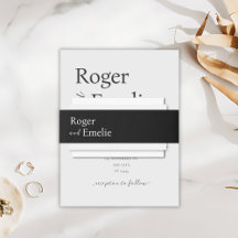 Guión simple clásico elegante