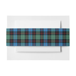 Cintas Para Invitaciones Guthrie Scottish Tartan Belly Band