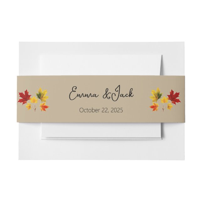 CINTAS PARA INVITACIONES H (Anverso Ejemplo)