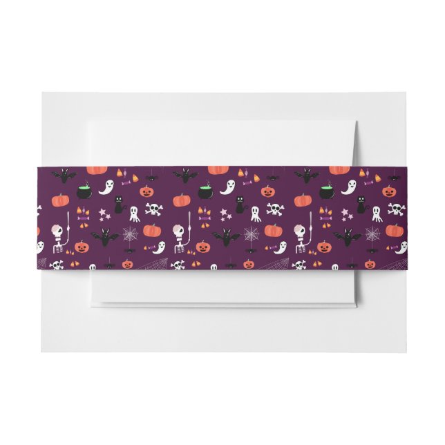 Cintas Para Invitaciones Halloween (Anverso Ejemplo)