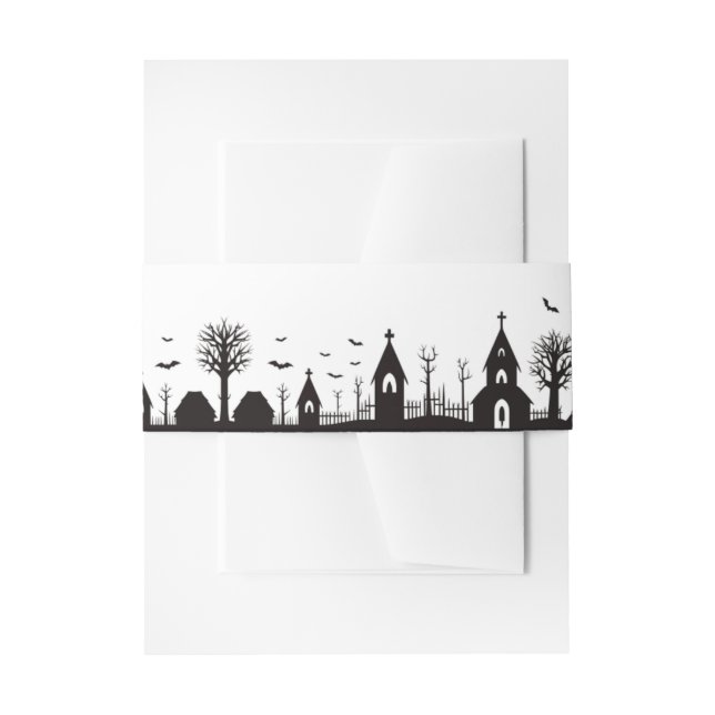 Cintas Para Invitaciones Halloween (Anverso Ejemplo)
