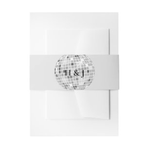 Cintas Para Invitaciones Halloween Retro Disco Spiders & Disco Ball Boda