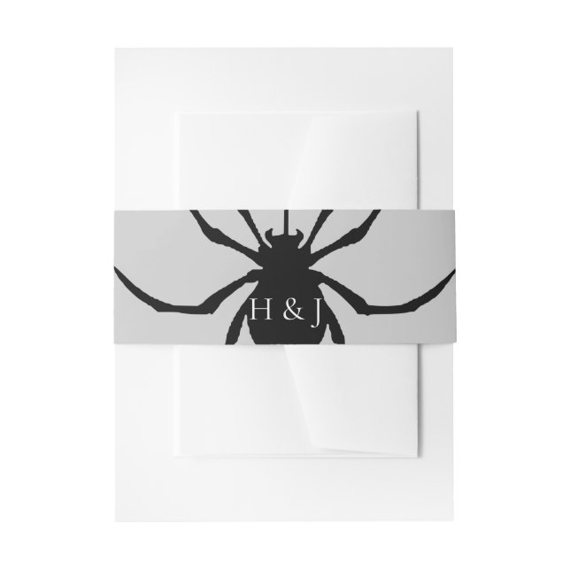 Cintas Para Invitaciones Halloween Retro Disco Spiders & Disco Ball Boda (Anverso Ejemplo)