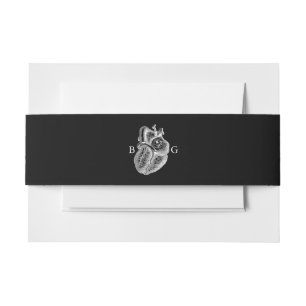 Cintas Para Invitaciones Hasta la muerte Boda de cráneos florales góticos e