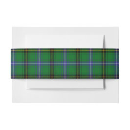 Cintas Para Invitaciones Henderson Scottish Tartan Belly Band