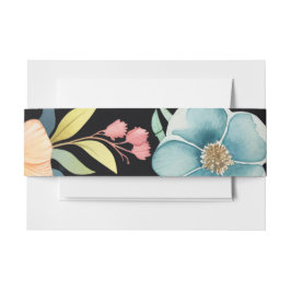 Cintas Para Invitaciones Hermoso Boda de acuarela colorida