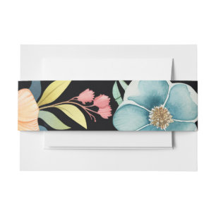 Cintas Para Invitaciones Hermoso Boda de acuarela colorida