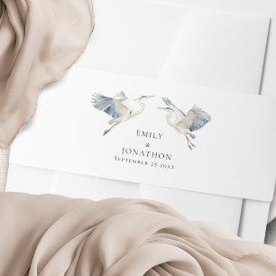Cintas Para Invitaciones Herones en nombres de vuelos Boda de fecha