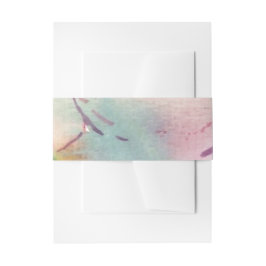 Cintas Para Invitaciones Hibisco beliceño acuarela pintado a mano