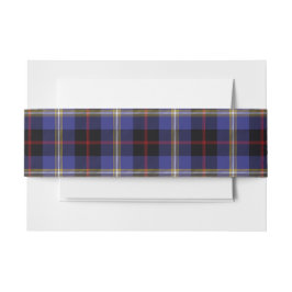 Cintas Para Invitaciones Hill Scottish Tartan Belly Band