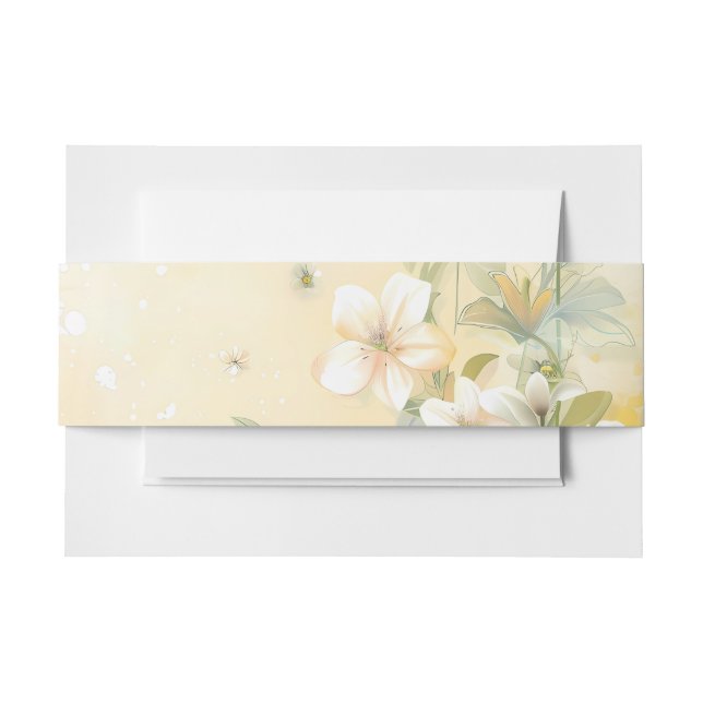 Cintas Para Invitaciones Hochzeit de eslóvollo en Pastell (Anverso Ejemplo)