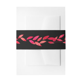 Cintas Para Invitaciones Hojas de acuarela