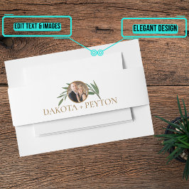 Cintas Para Invitaciones Hojas de color de agua 04e