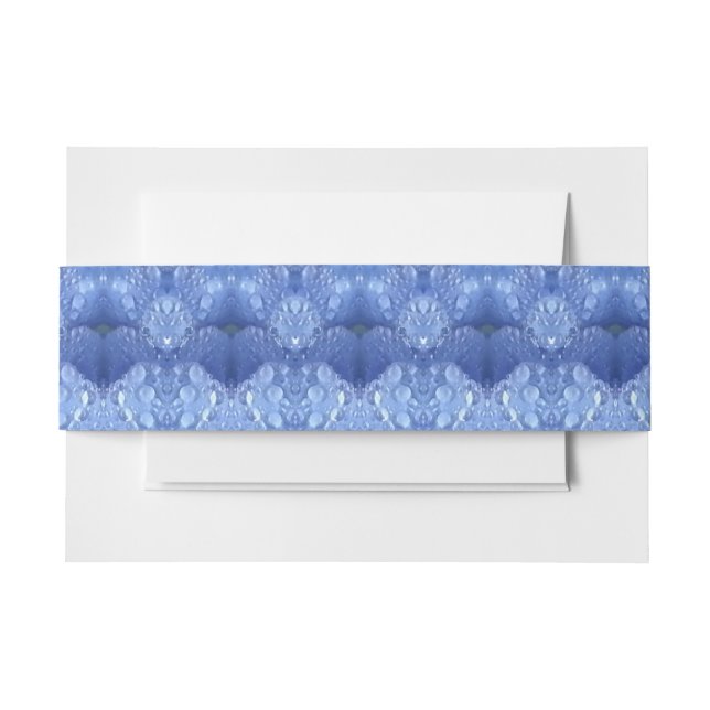 Cintas Para Invitaciones Hy Blue Ikat 6 (Anverso Ejemplo)